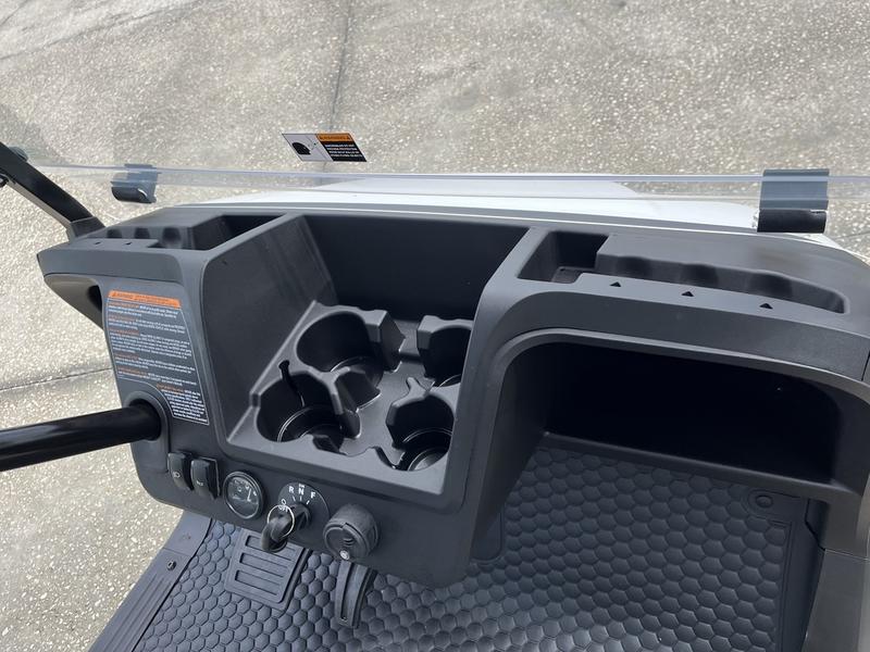 Rear view of 2024 E-Z-GO Freedom RXV ELiTE Lithium Bright White in Phoenix Arizona