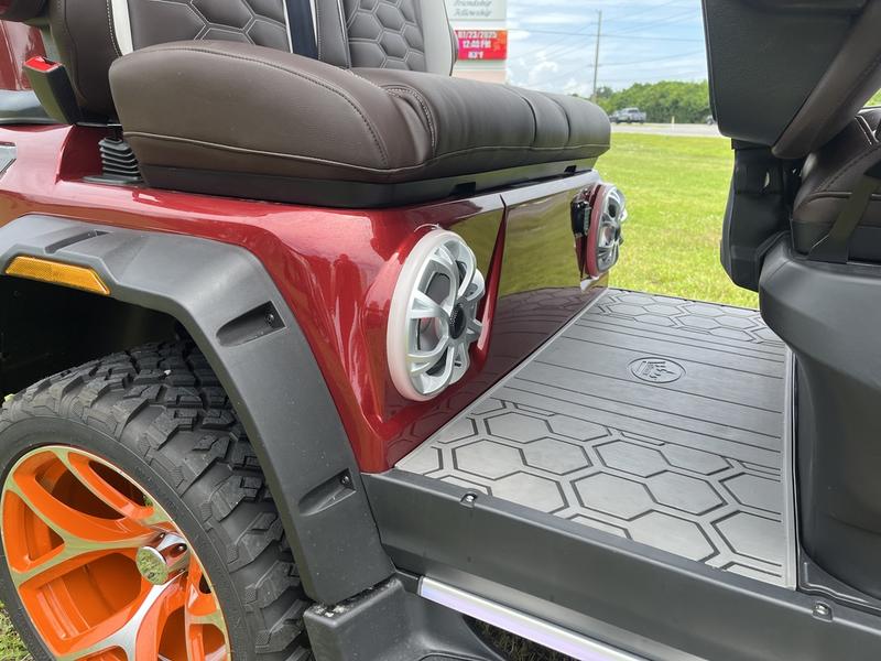 LED headlights and alloy wheels on 2025 Evolution D-Max XT4 in red available in Texas