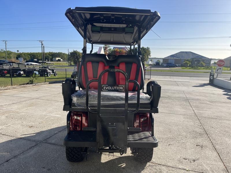 2025 Evolution D5 Maverick 2+2 Pearl White | 4-Seater Lifted Golf Cart - Image 2