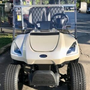 Front view of 2025 Star EV Sirius 2+2 at Ballantyne Country Club in Charlotte, North Carolina.