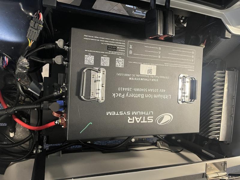 2025 Star EV Sirius 2+2 driving through Sea Pines Resort in Hilton Head Island, SC.