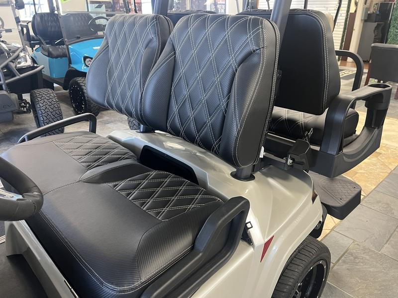 Side view of 2025 Star EV Sirius 2+2 at Sea Pines Resort, Hilton Head Island.