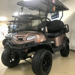 Side view of 2025 Club Car Sunrise golf cart in Atlanta Georgia