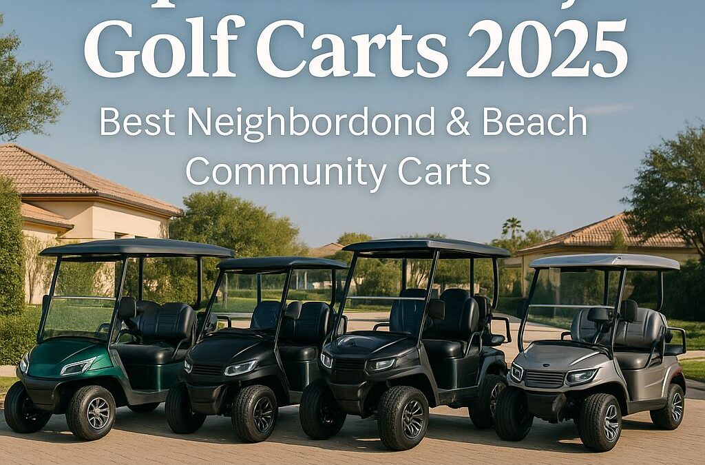 Top 10 Luxury Golf Carts for Neighborhood & Beach Communities (2025 Buyer Guide)